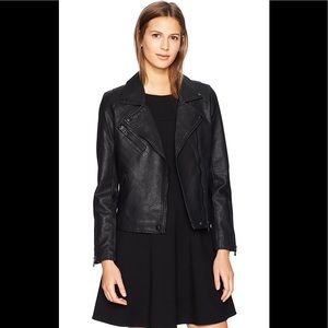 BLANKNYC Blackout Vegan Faux Leather Moto Jacket